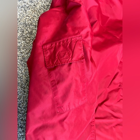Y2K Vintage GAP men’s oversized red hooded pullover Jacket size small - Picture 9 of 15